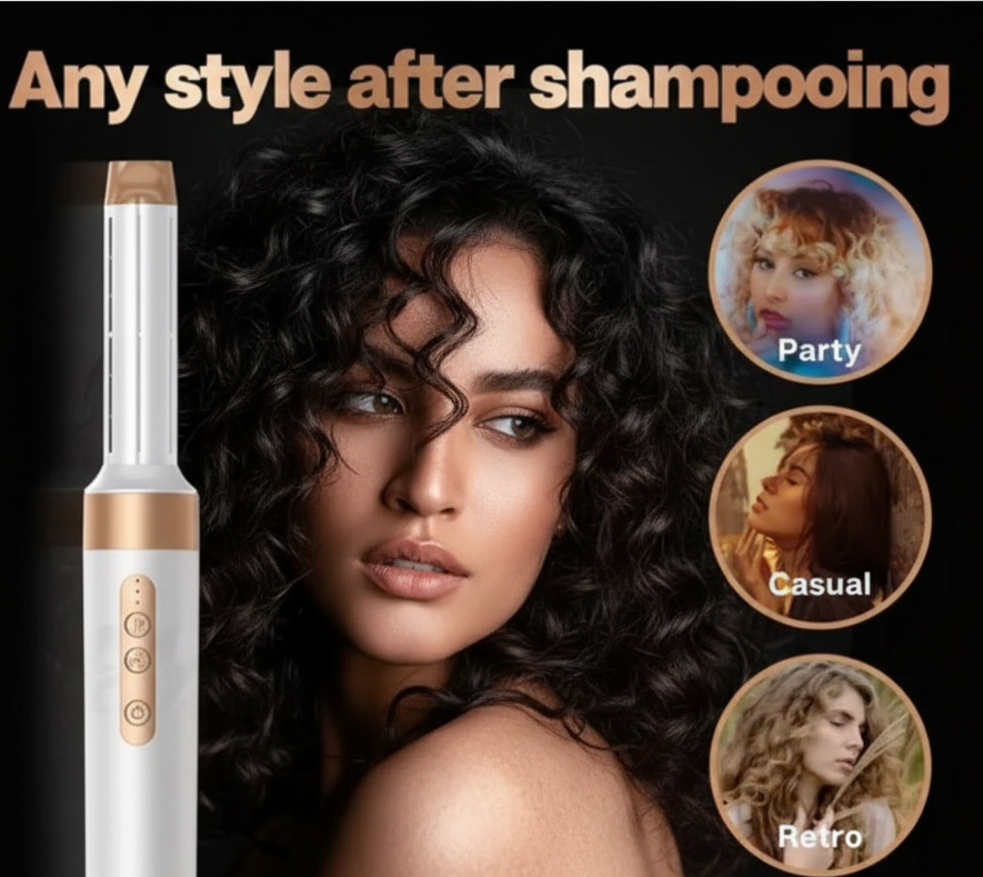 Brosse Soufflante 5-en-1 Keratin 3D PRO – Séchage & Coiffage Professionnel à Domicile